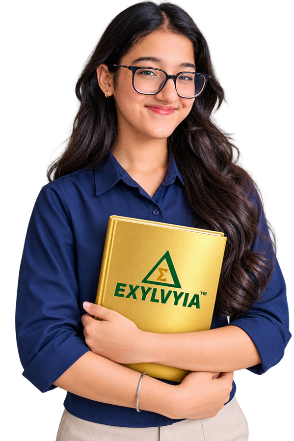 Student using EXYLVYIA online learning