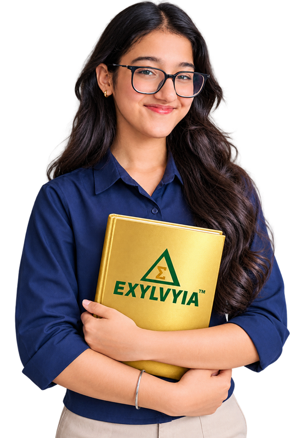 Student using EXYLVYIA online learning